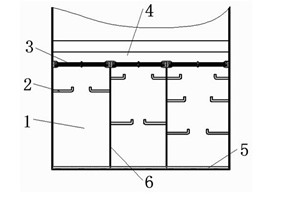 圖1存放架主視圖 圖1存放架主視圖